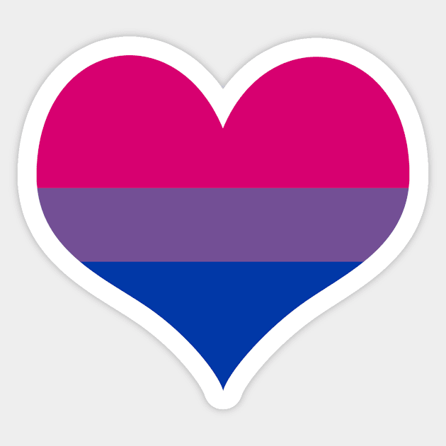 Bi Heart Sticker by YamiSnuffles